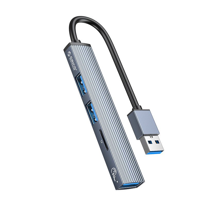 Aluminum HUB USB-A to USB 3.0 and TF