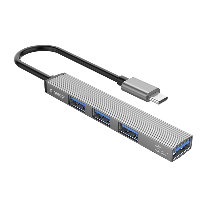 Aluminum HUB USB-C to USB 3.0 and USB 2.0