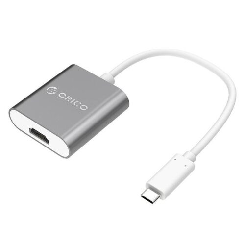 Aluminum type-C to HDMI adapter - 4K UHD - gray