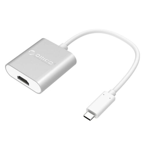 Aluminum type-C to HDMI adapter - 4K Ultra HD - Silver