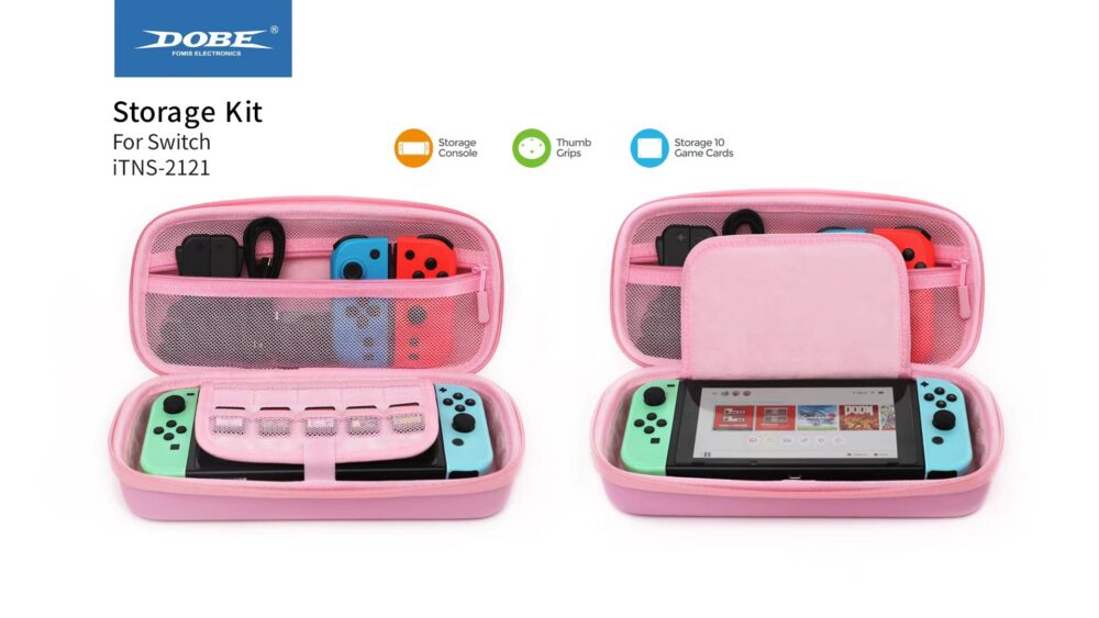 Carrying case for Switch Oled - Pink