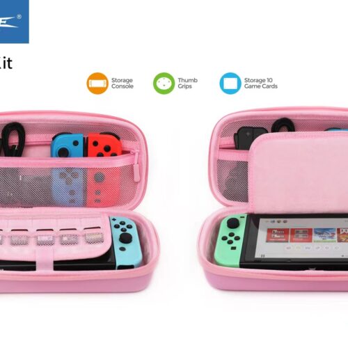 Carrying case for Switch Oled - Pink