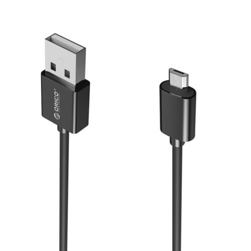 Extra long Charging and Data cable of 2 meters - 3A - Fast Charge - Black