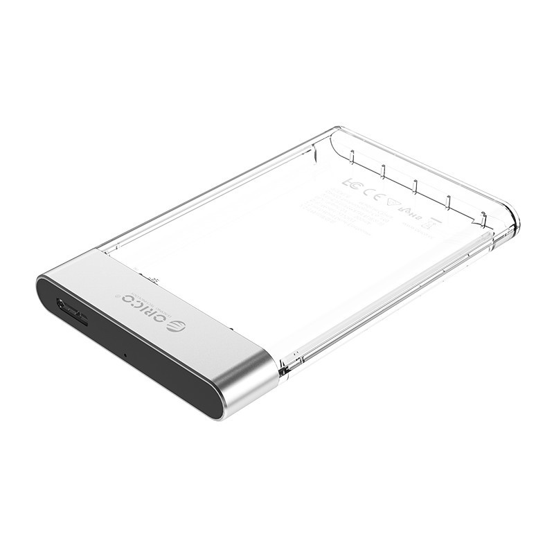 Hard Disk Drive 2.5 inch transparent - plastic and aluminum