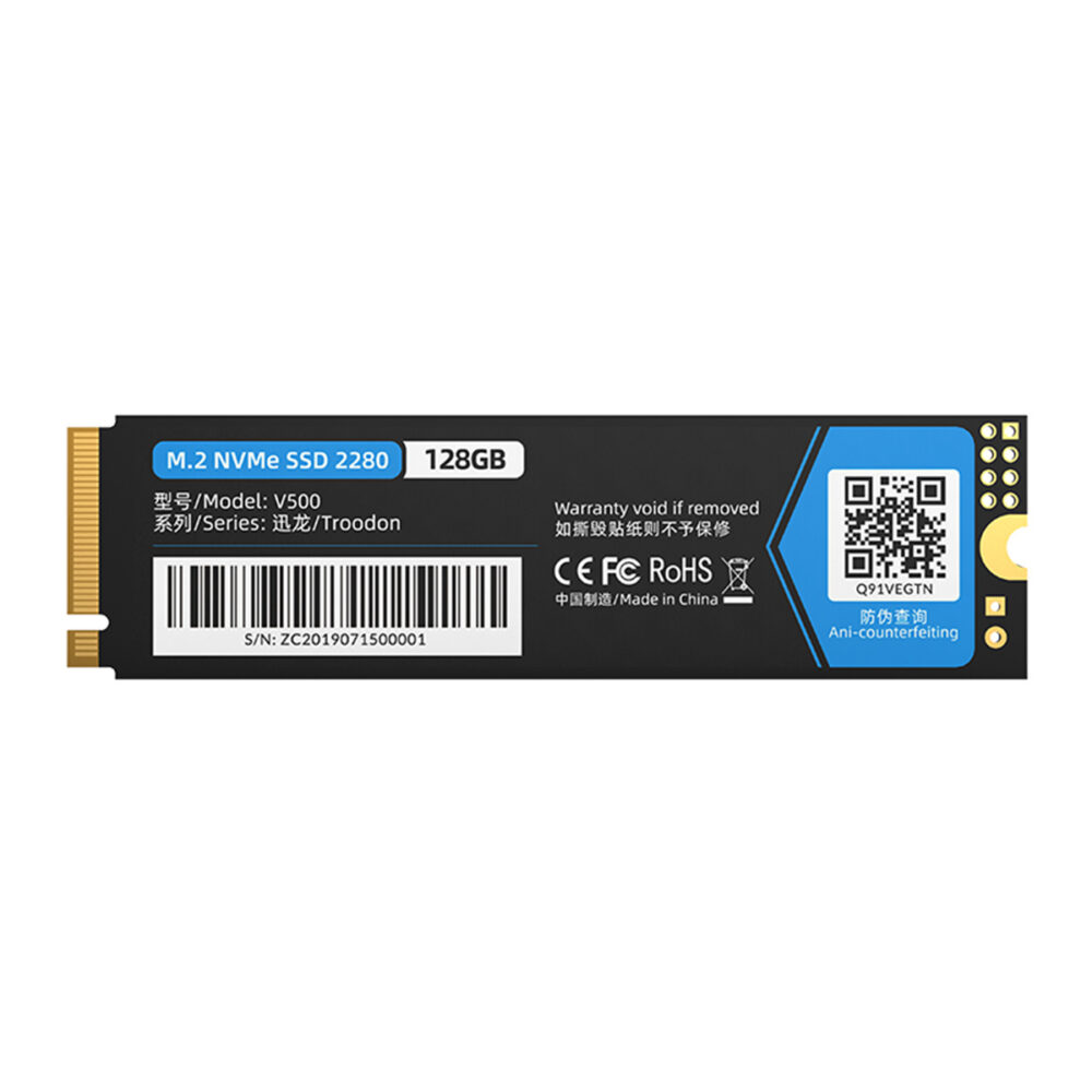 M.2 NVMe internal SSD - 2280 - 128GB - 3D NAND flash
