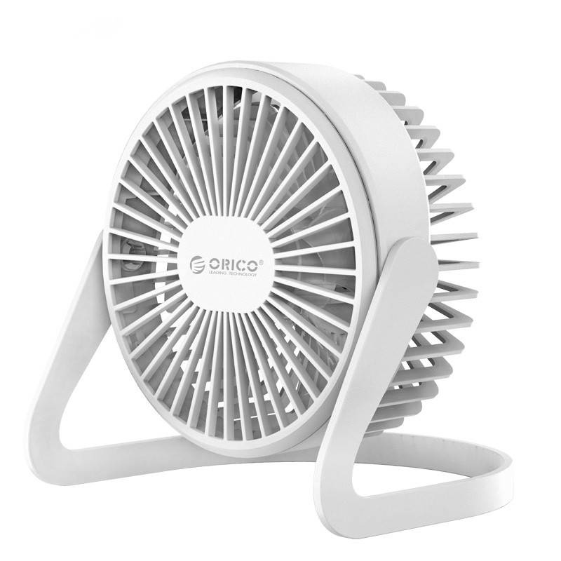 Mini USB fan - rotates 360 degrees - 1.5W - White