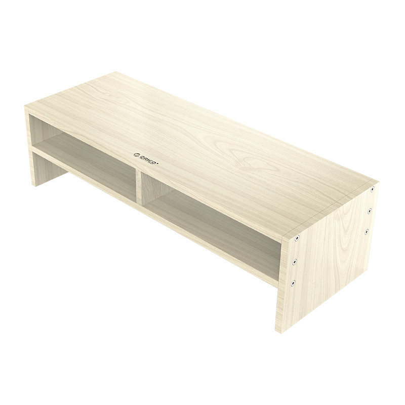 Monitor stand with two storage compartments - 50x20cm