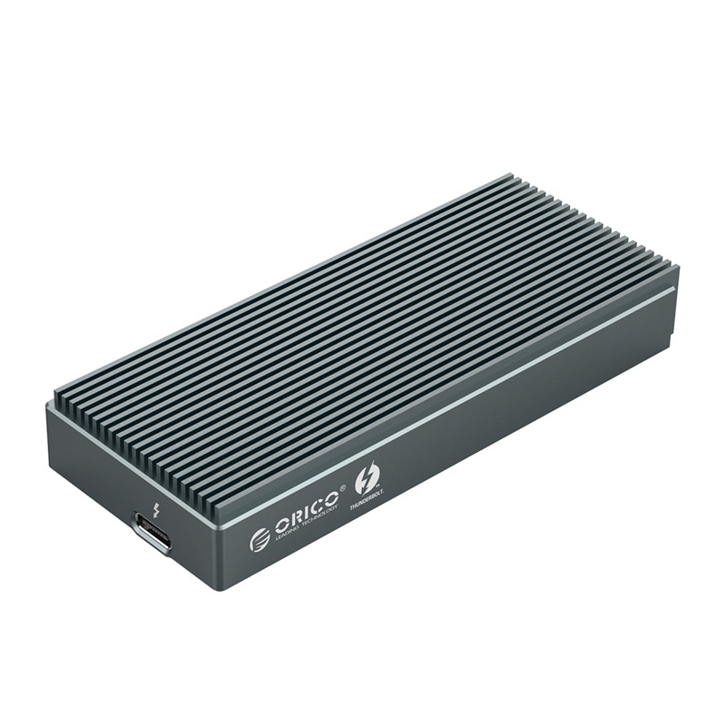 Thunderbolt ™ 3 NVMe M.2 SSD Aluminum Enclosure - 40Gbps - Sky Gray