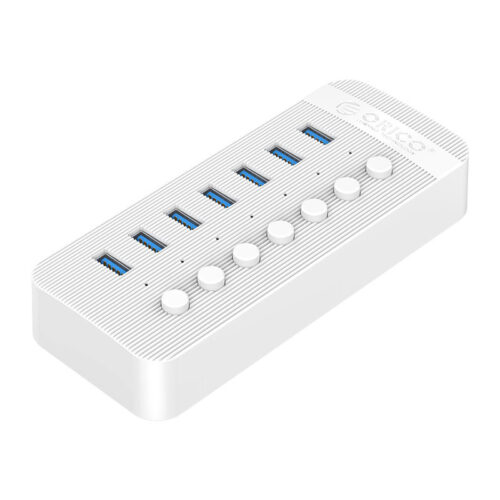 USB 3.0 hub with 7 ports - BC 1.2 - on