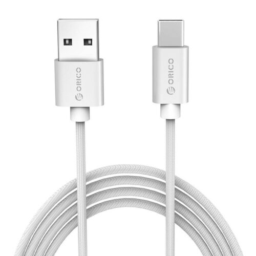 USB Type-C charging and data cable - 3A - 1M - Silver