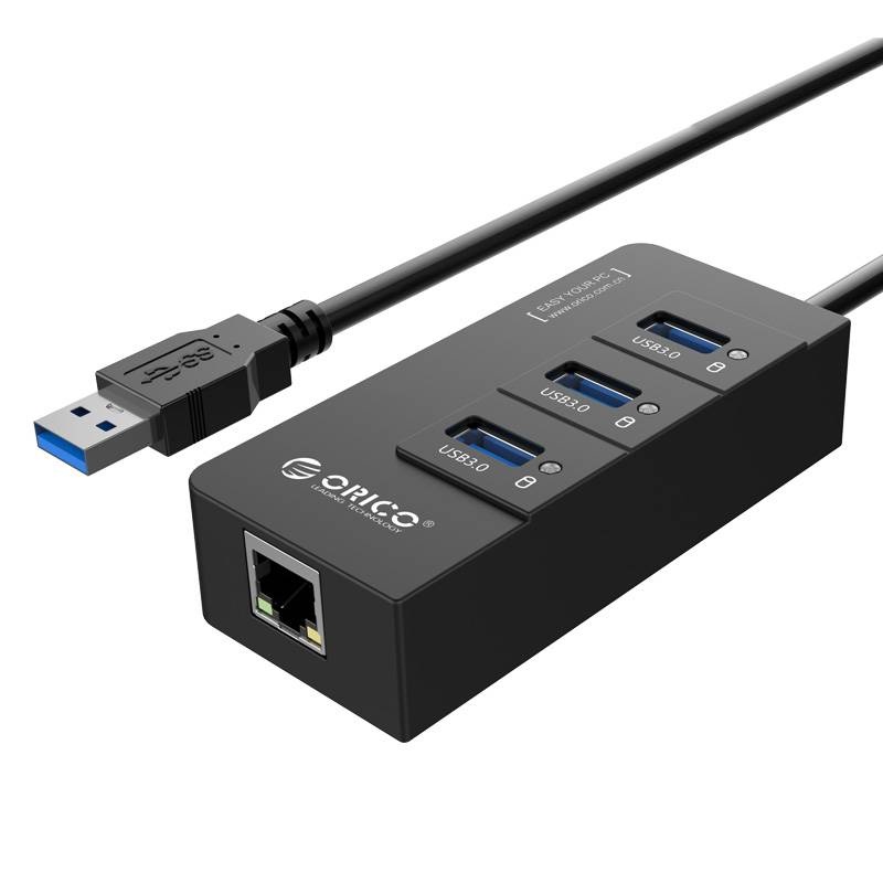 USB3.0 Hub with Gigabit Ethernet Converter