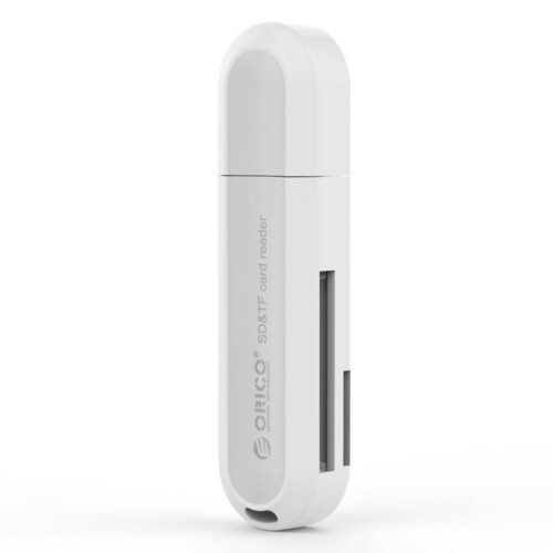 USB3.0 card reader for TF & SD memory cards - 2TB - White