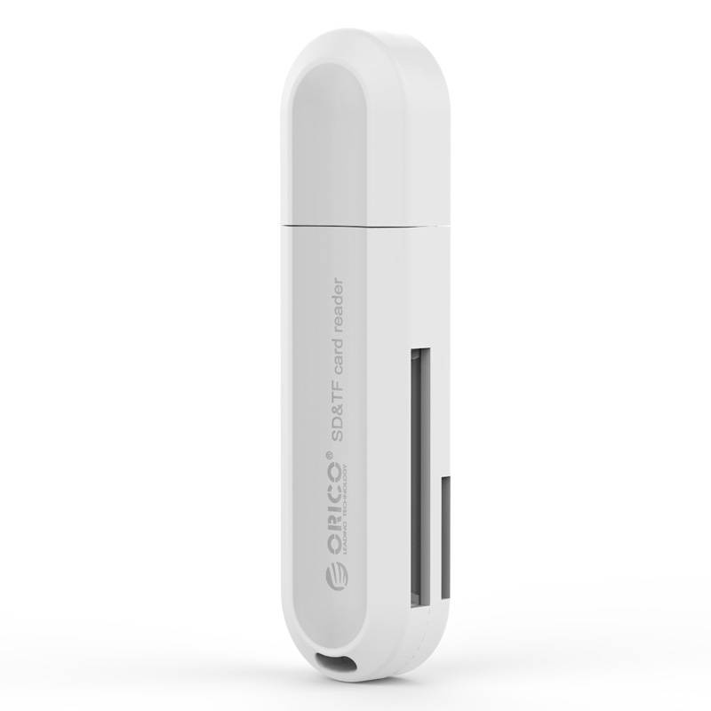 USB3.0 card reader for TF & SD memory cards - 2TB - White