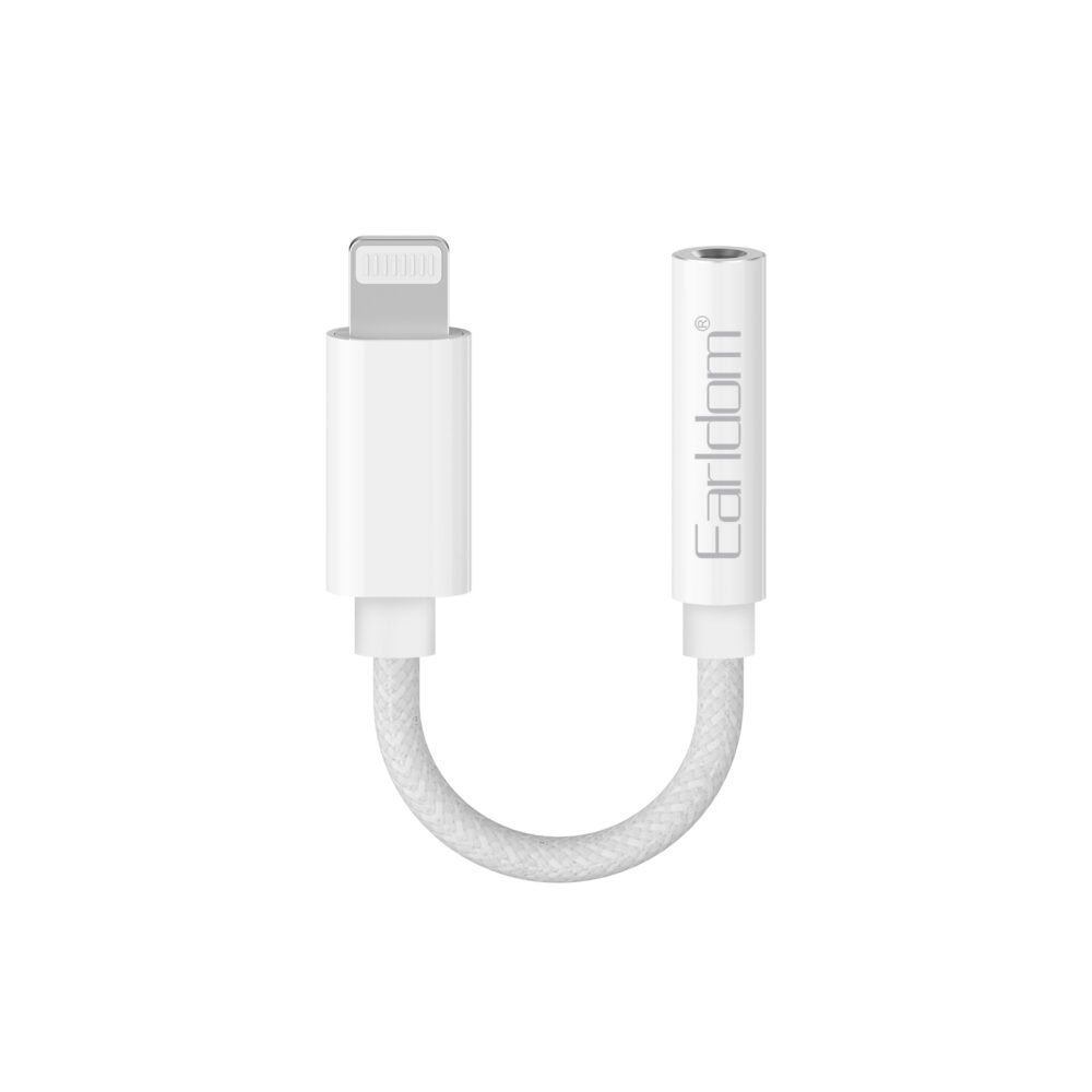 adapter earldom et-ot68 lightning 3.5mm 0.12m