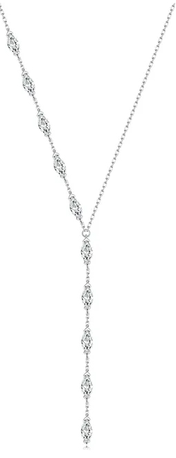 BAMOER κολιέ BSN330 με κυβική ζιρκόνια