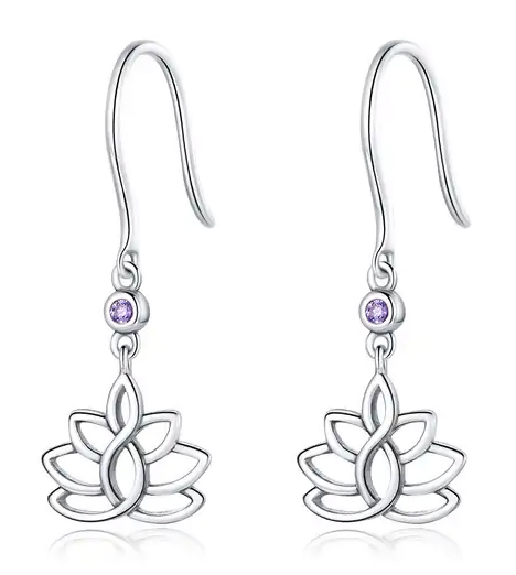 BAMOER σκουλαρίκια κρεμαστά BSE451 με κυβική ζιρκόνια