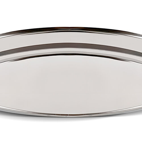 BRUNO Ανοξείδωτη πιατέλα σερβιρίσματος οβάλ 40εκ. BRN-0178