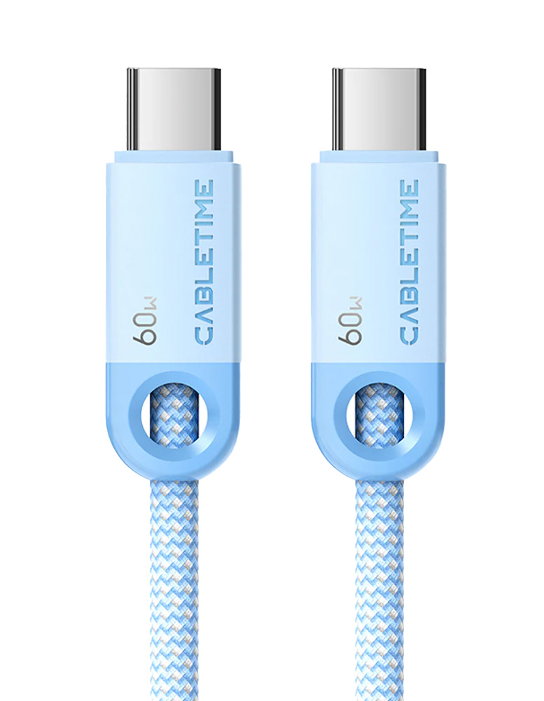 CABLETIME καλώδιο USB-C CT-CM60-PBL