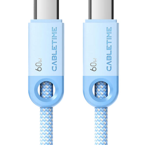 CABLETIME καλώδιο USB-C CT-CM60-PBL