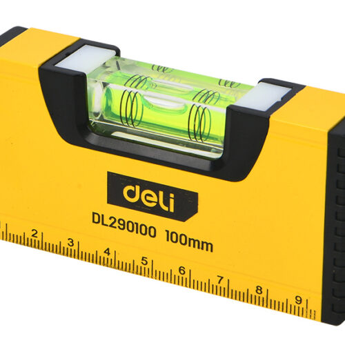 DELI αλφάδι DL290100 με 1 μάτι & κλίμακα