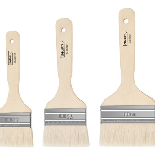 DELI σετ πινέλα βαφής DL528101 με φυσικές τρίχες