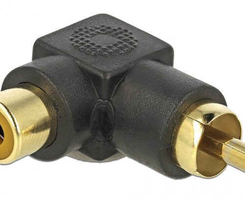 DELOCK αντάπτορας 66168 RCA αρσενικό σε RCA θηλυκό