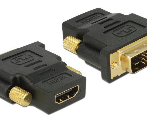 DELOCK αντάπτορας DVI 24+1 σε HDMI 65466