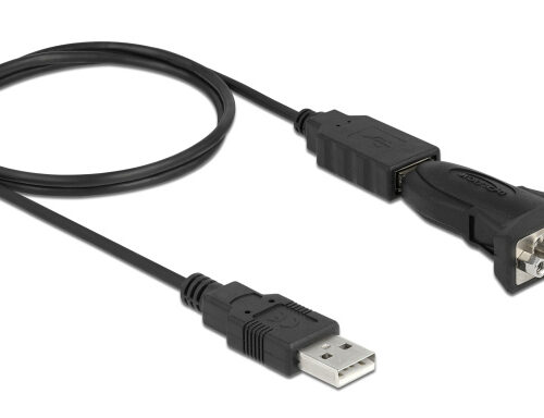 DELOCK αντάπτορας USB σε RS-232 DB9 61506 με καλώδιο USB