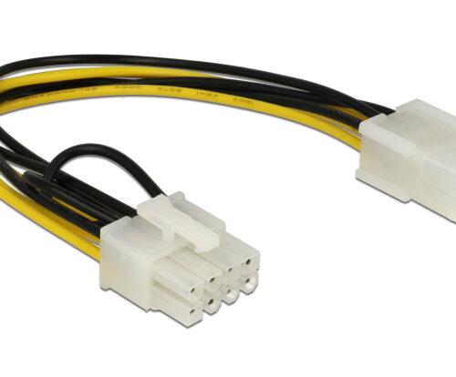 DELOCK καλώδιο PCI Express 6-pin σε PCI Express 8-pin 83775