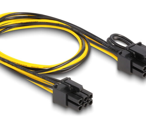 DELOCK καλώδιο PCI Express 6pin σε PCI Express 6+2 pin 83004