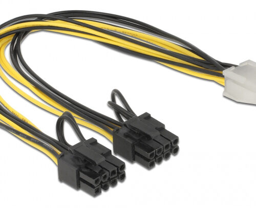 DELOCK καλώδιο PCIe 6pin σε 2x 8pin 83433