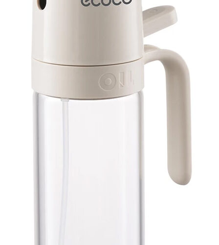 ECOCO γυάλινο δοχείο λαδιού E24235 με ψεκαστήρα