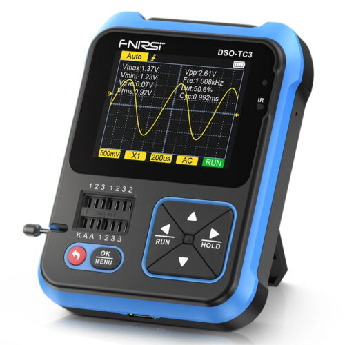 FNIRSI 3 σε 1 παλμογράφος/signal generator/transistor tester χειρός DSO-TC3
