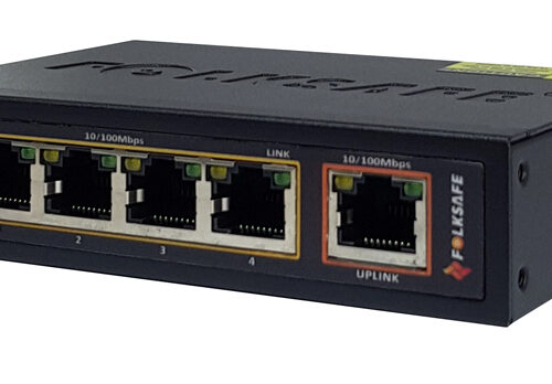 FOLKSAFE PoE Ethernet Switch FS-S1004EP-E