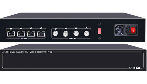 FOLKSAFE video and power receiver hub FS-HD4604VPS12