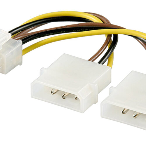 GOOBAY καλώδιο 2x molex 4pin σε 1x 6pin 51360