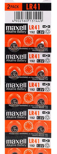 MAXELL αλκαλικές μπαταρίες LR41