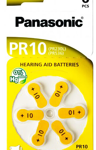 PANASONIC μπαταρίες ακουστικών βαρηκοΐας PR10