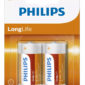 PHILIPS LongLife Zinc chloride μπαταρίες R14L2B/10