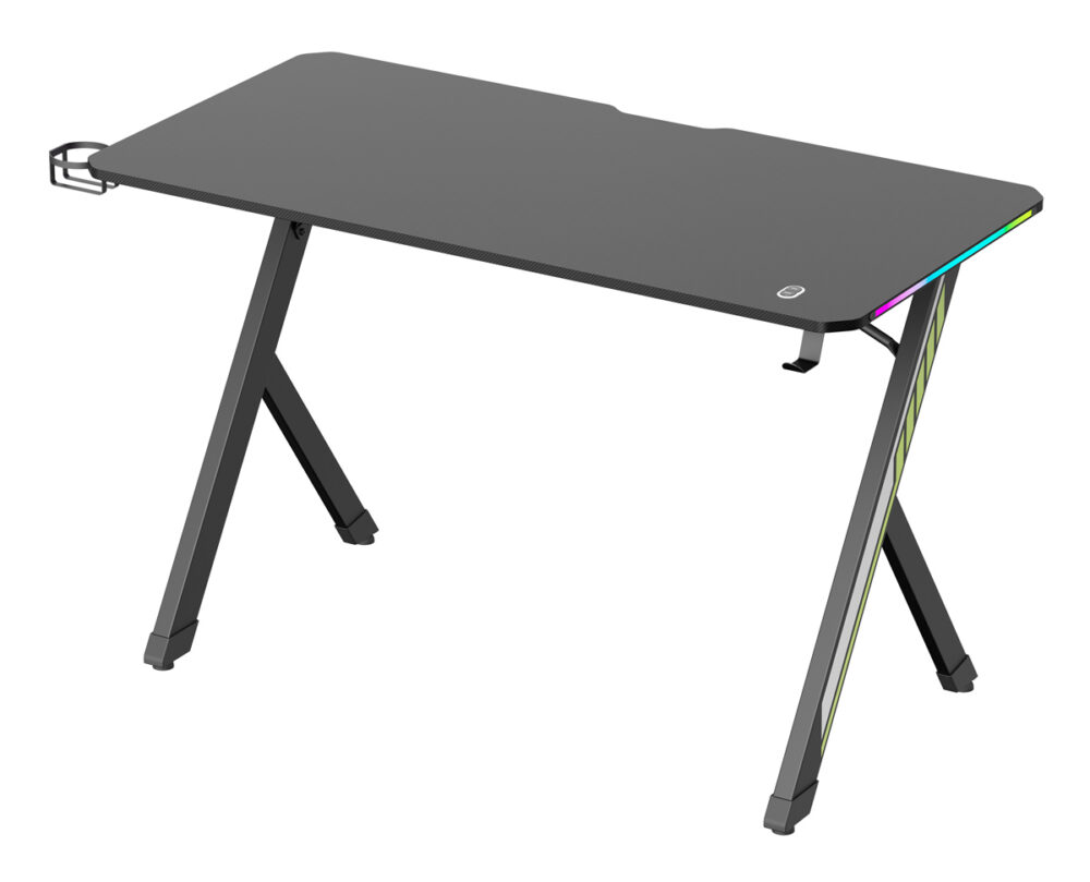 POWERTECH gaming γραφείο PT-1498 με RGB φωτισμό
