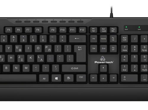 POWERTECH set ποντίκι & πληκτρολόγιο PT-1067