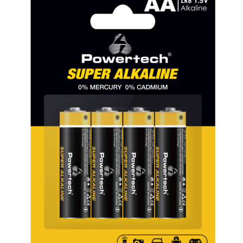 POWERTECH αλκαλικές μπαταρίες Super Alkaline PT-1214