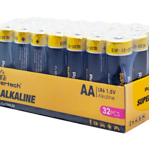 POWERTECH αλκαλικές μπαταρίες Super Alkaline PT-1401
