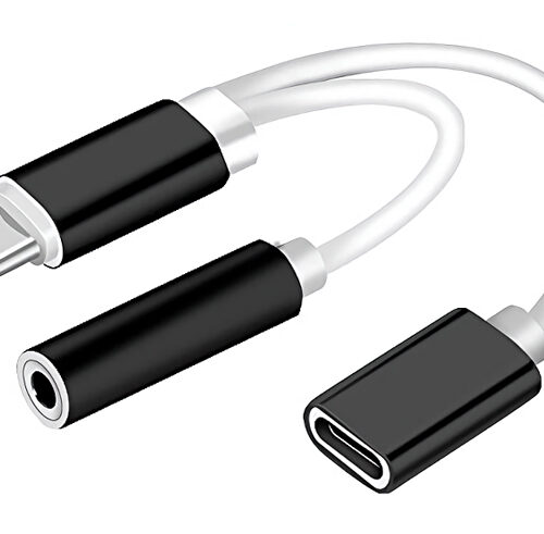POWERTECH αντάπτορας USB-C σε USB-C & 3.5mm θηλυκό CAB-UC030