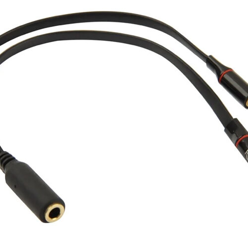 POWERTECH καλώδιο 2x 3.5mm σε 3.5mm θηλυκό CAB-J047