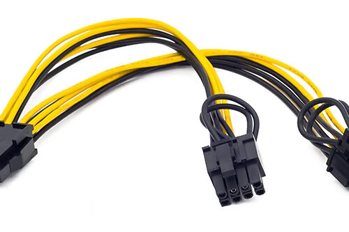 POWERTECH καλώδιο EPS 12V 8pin (F) σε 2x PCIe 8pin (6+2) CAB-W035