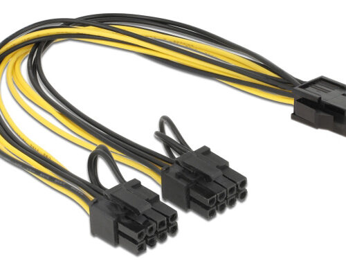 POWERTECH καλώδιο PCIe 6pin σε 2x 8pin CAB-W044