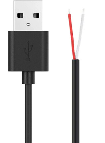 POWERTECH καλώδιο USB CAB-U157 με ελεύθερα άκρα