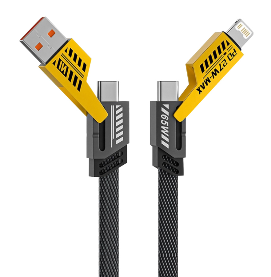 POWERTECH καλώδιο USB-C/USB σε USB-C/Lightning PTR-0164