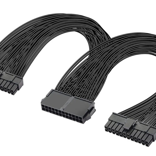 POWERTECH καλώδιο μητρικής 24pin σε 2x 24pin CAB-W052